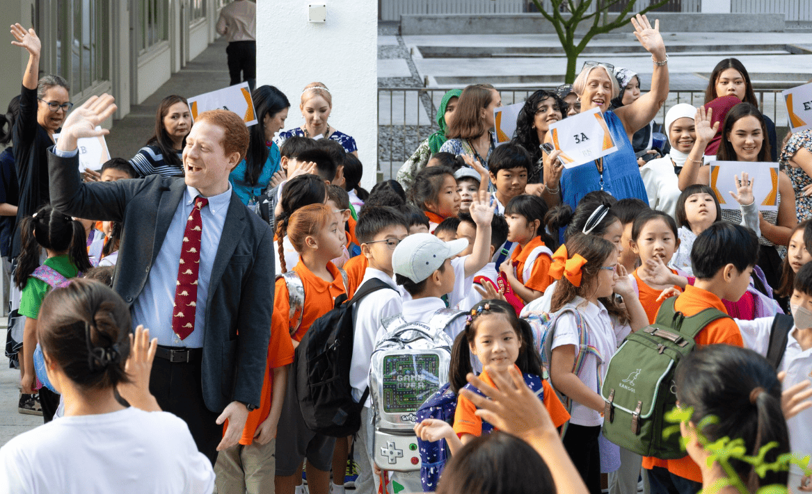 A snippet from the first day of the new school year.