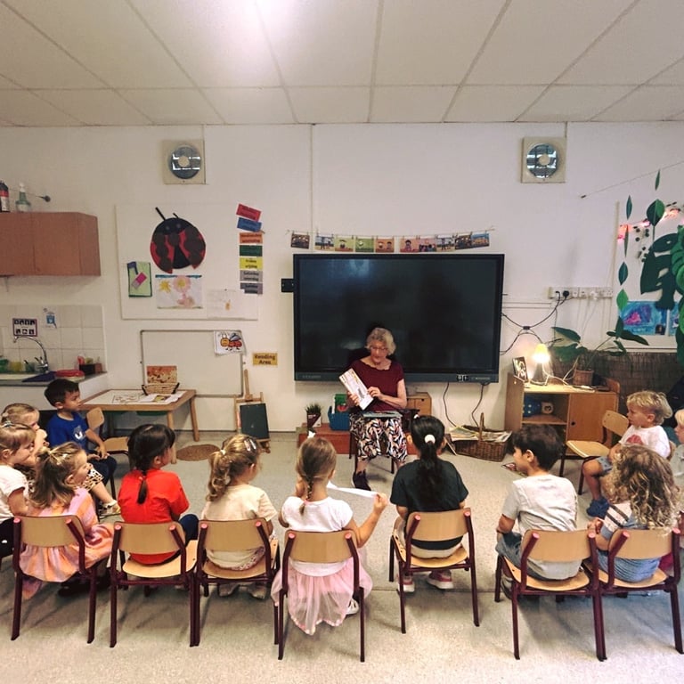Parents and families can join the classroom and read to the class during Book Week