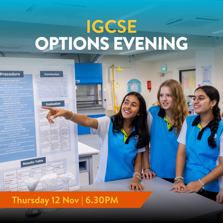 IGCSE Options Evening