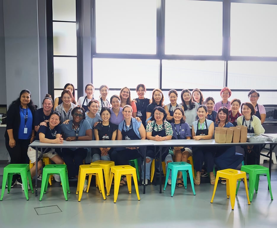 The PFO pose for a group photo after a successful EAGLE week.