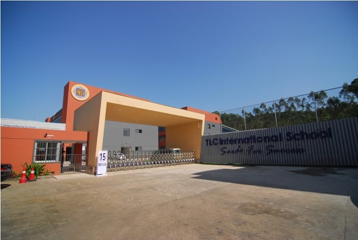 Main entrance gate of TLC International School.
