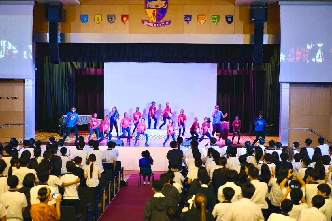 ACS(I) welcomed the Watoto Children's Choir to the Oldham Chapel, where they performed for the school community