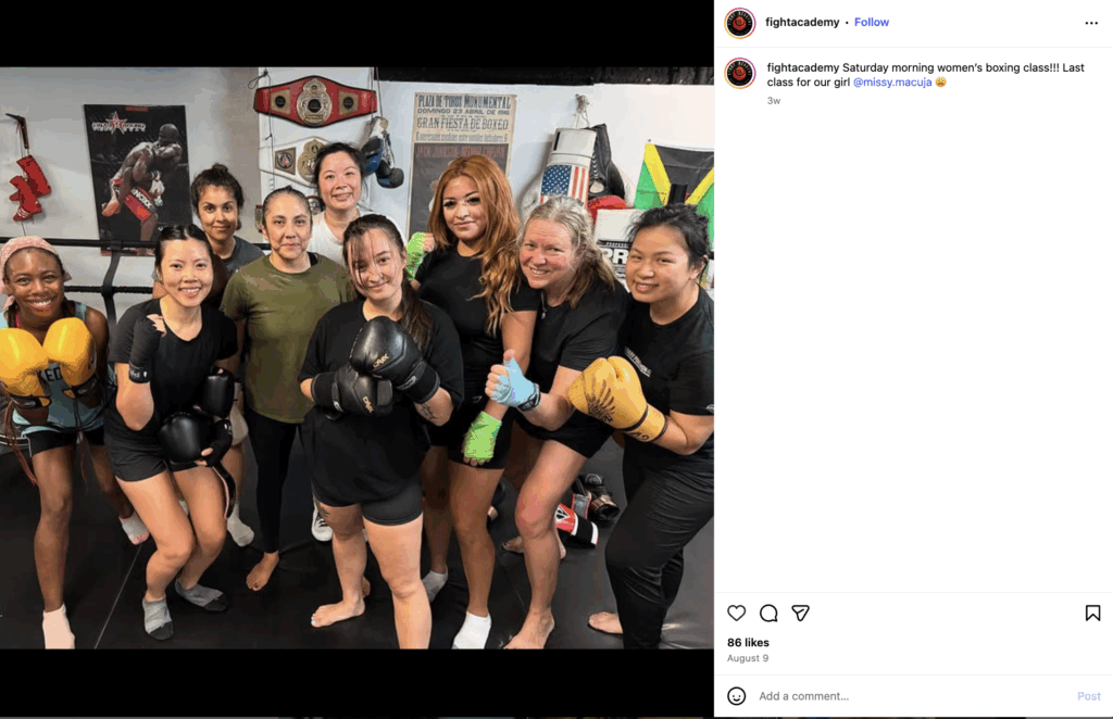 Womens Boxing Class