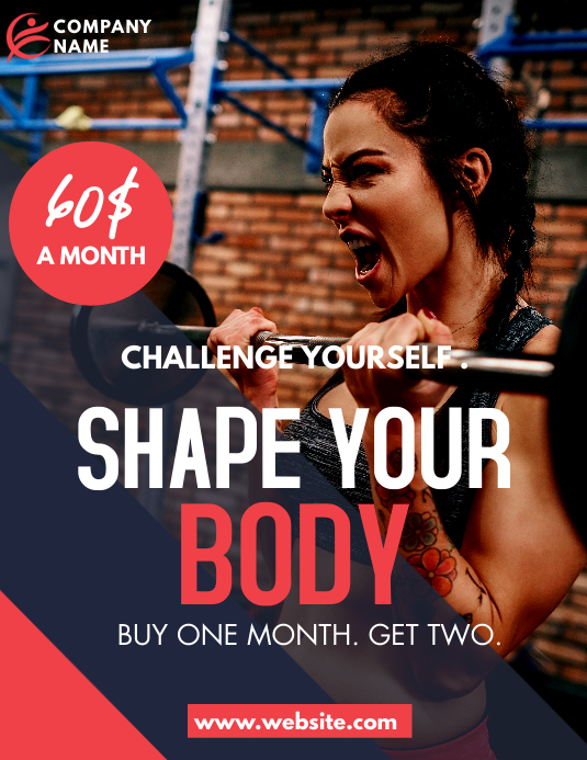 PMW Modern Gym Offer Template