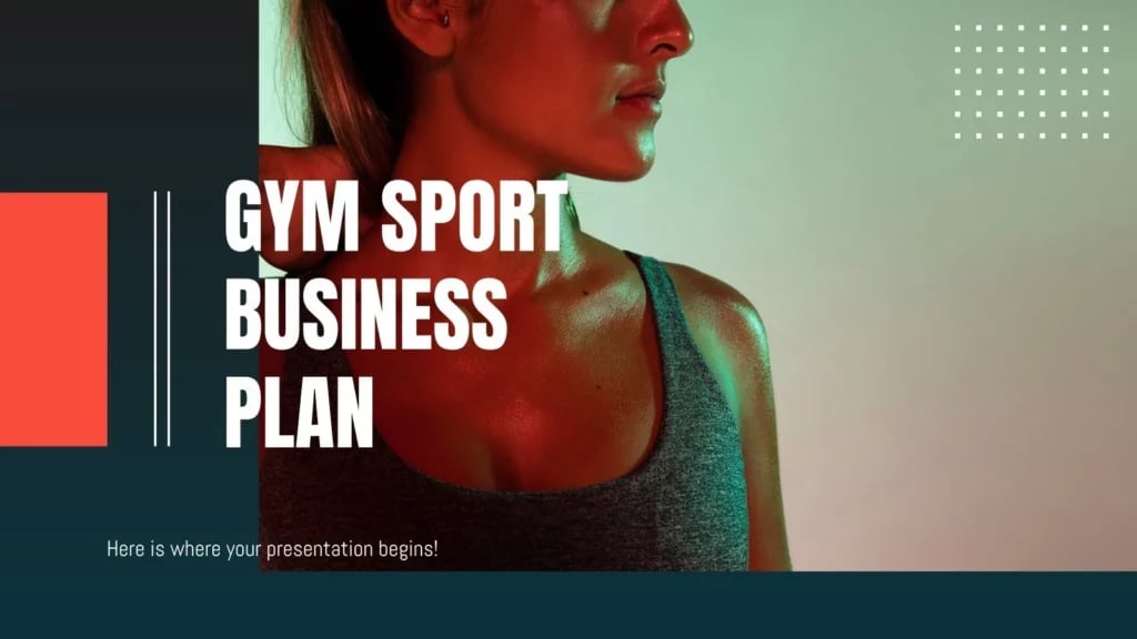 Gym Business Presentation Template