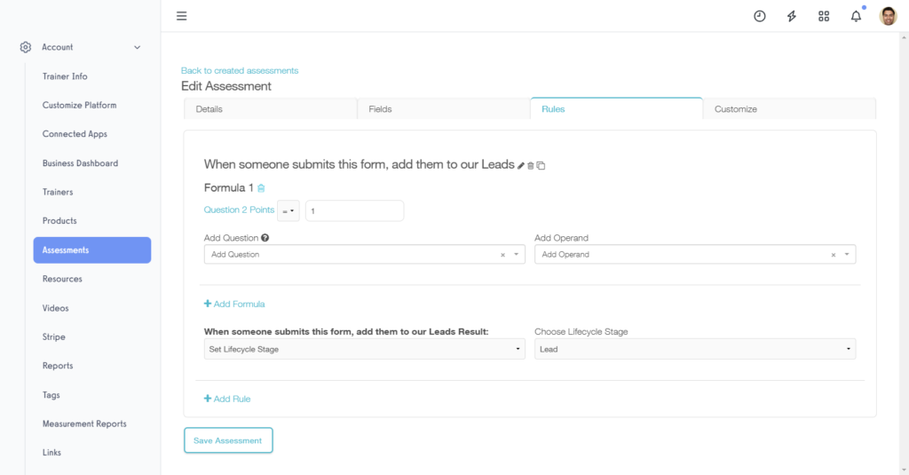 Gym CRM Lead Generation Assessment