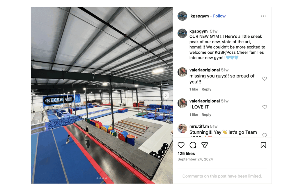 New Gymnastics Gym