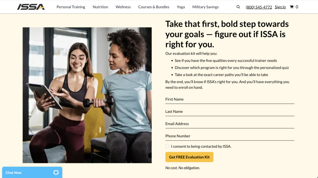 ISSA - International Sports Sciences Association Personal Training Certification