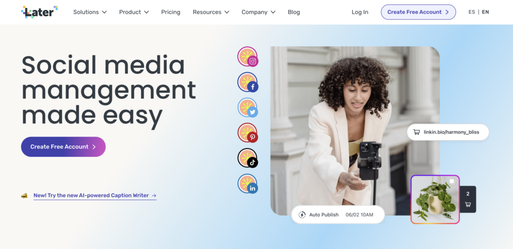 Later Social Media Management for Gyms