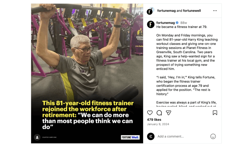 Senior Fitness Trainer