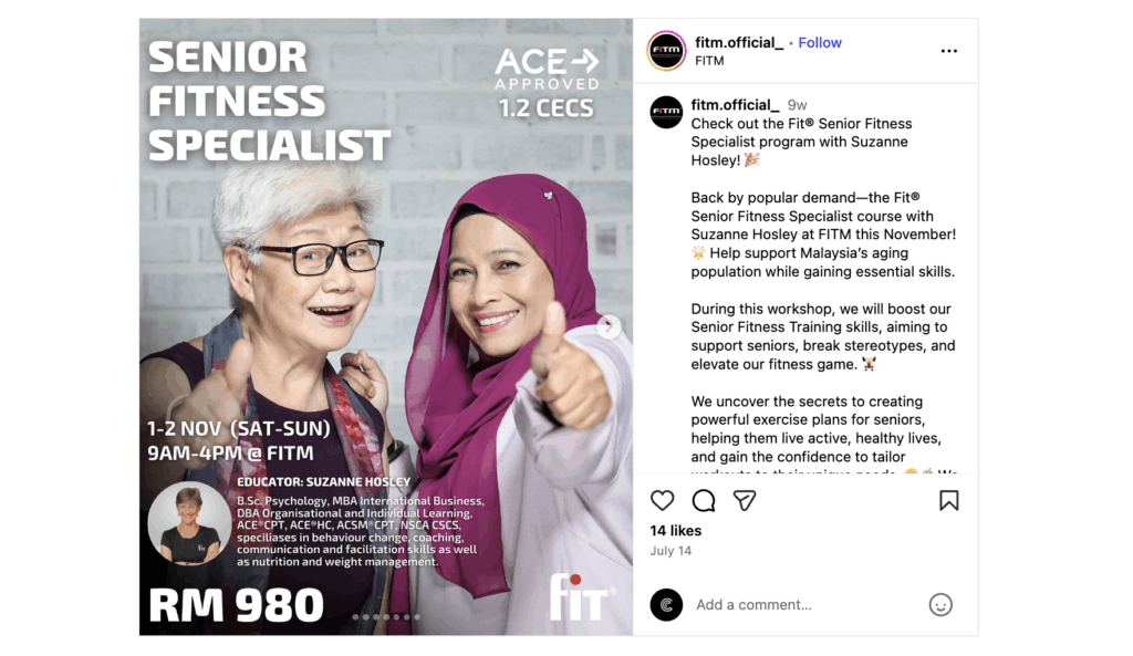 Fit Senior Fitness Specialist