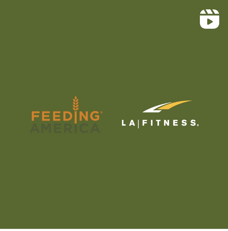 LA Fitness Feeding America Partnership Promotion