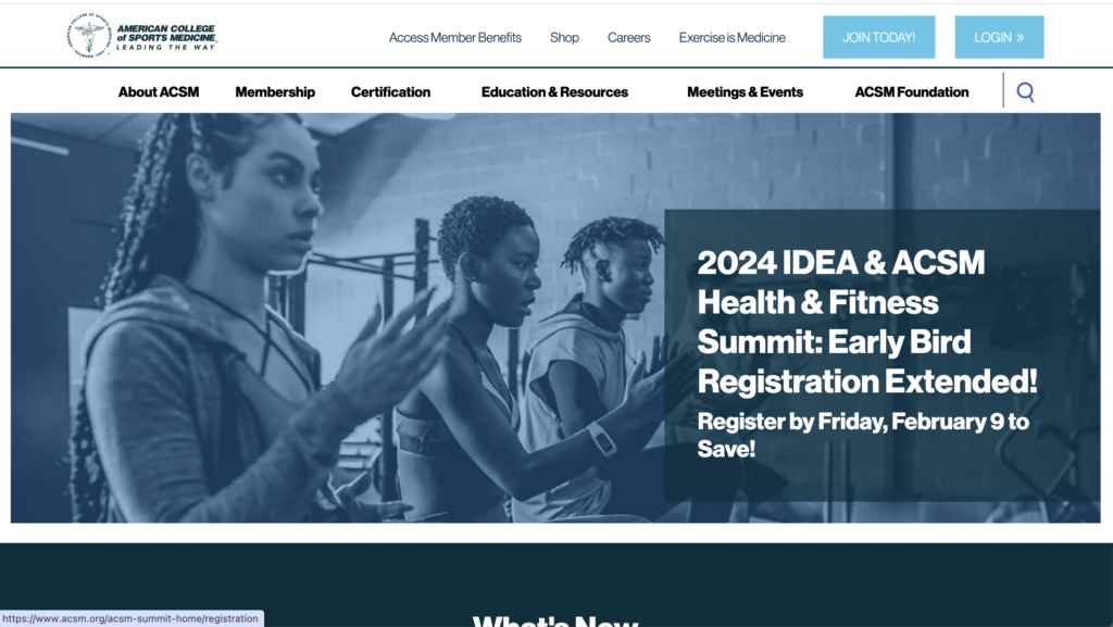 ACSM CPT - American College of Sports Medicine Certified Personal Trainer