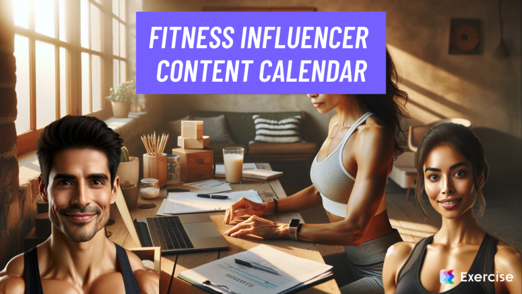 Fitness Influencer Content Calendar