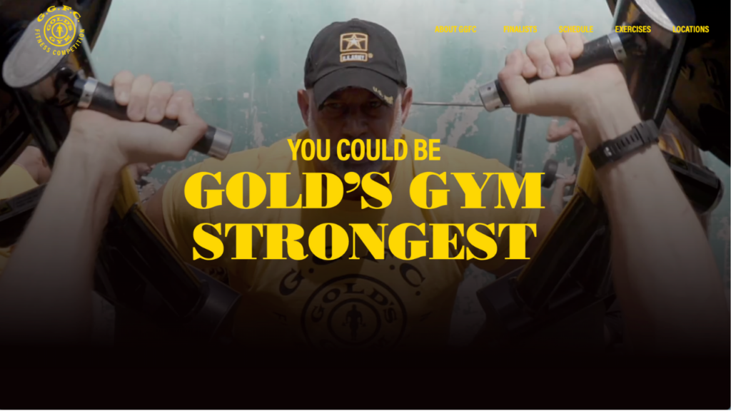 Gold's Gym Fitness Competition
