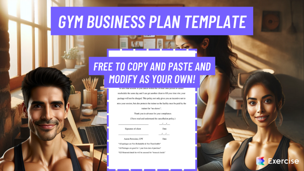 Gym Business Plan Template