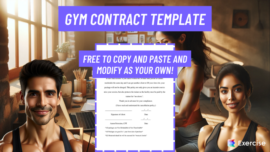 Gym Contract Template