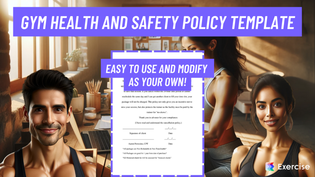 Gym Health and Safety Policy Template
