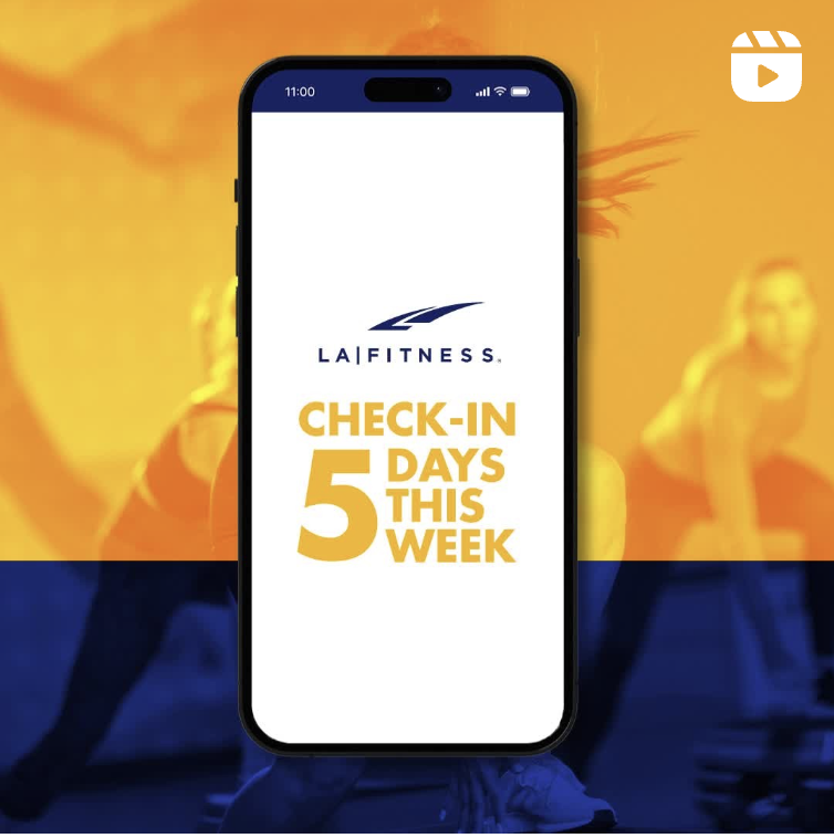 LA Fitness 5 Day Gym Check In Promotion