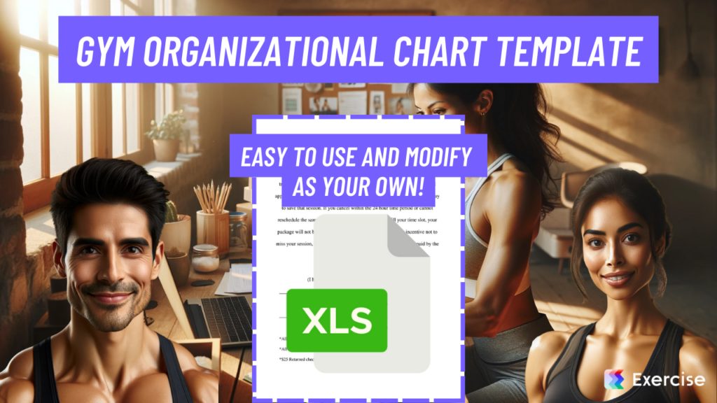 Gym Organizational Chart Template
