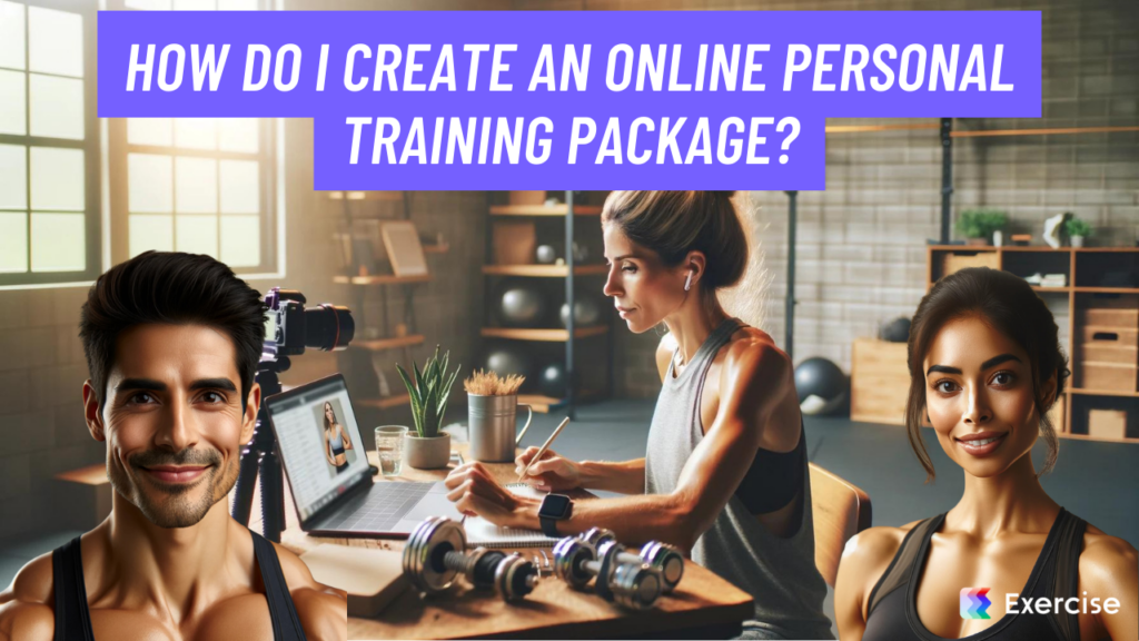 How do I create an online personal training package?
