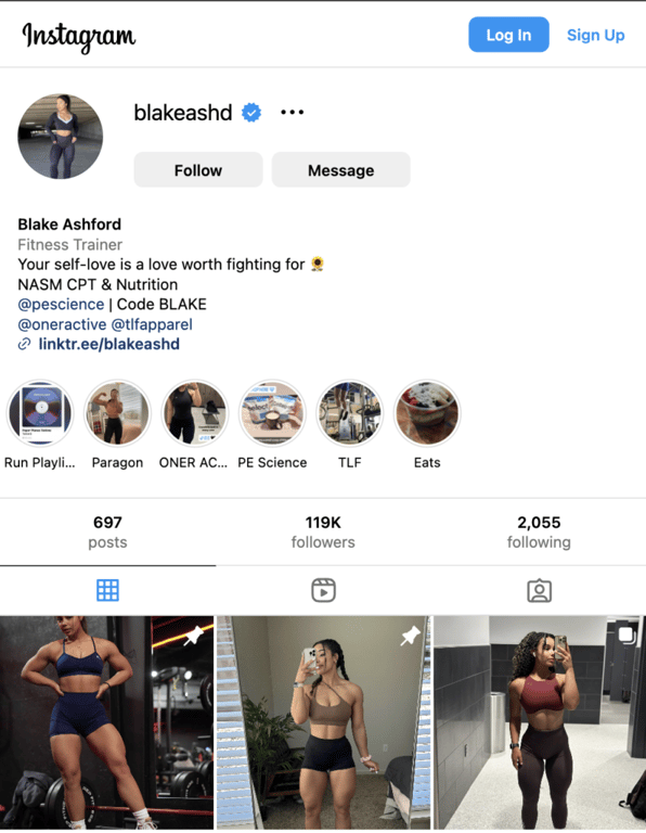 Blake Ashford Instagram