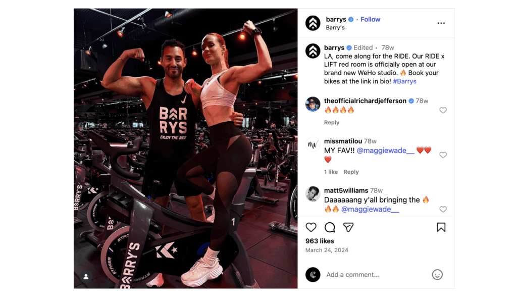 Barrys Ride x Lift Red Room