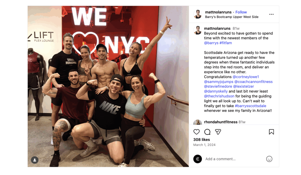 Barrys Bootcamp New Members