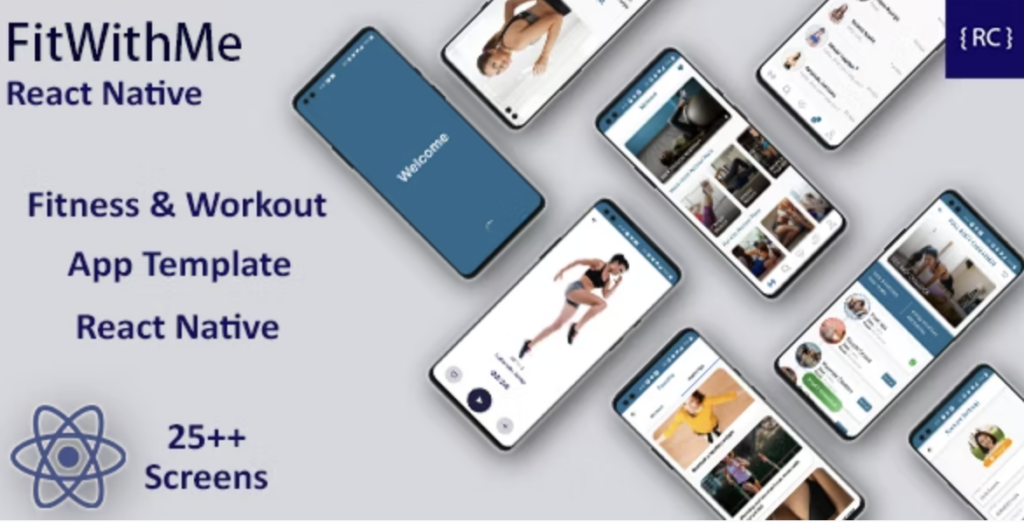 React Native Fitness Workout App Template