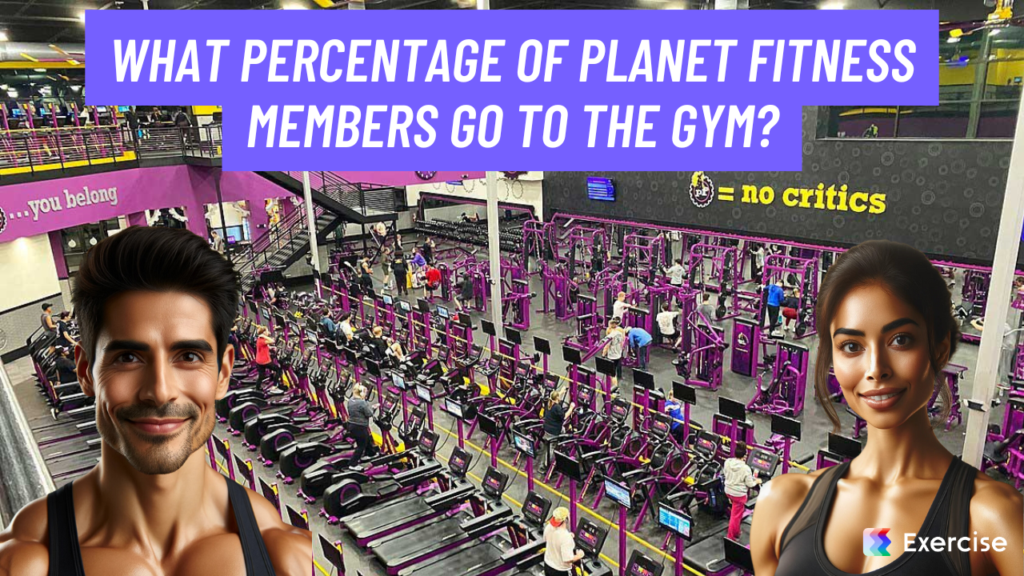 What percentage of Planet Fitness members go to the gym?