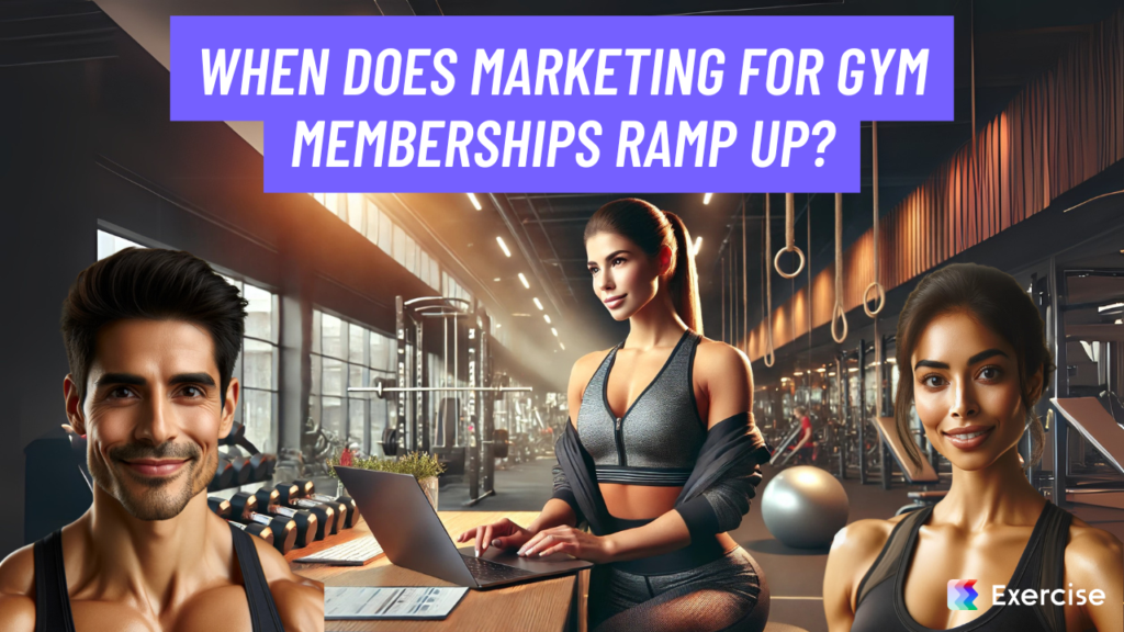 When does marketing for gym memberships ramp up?