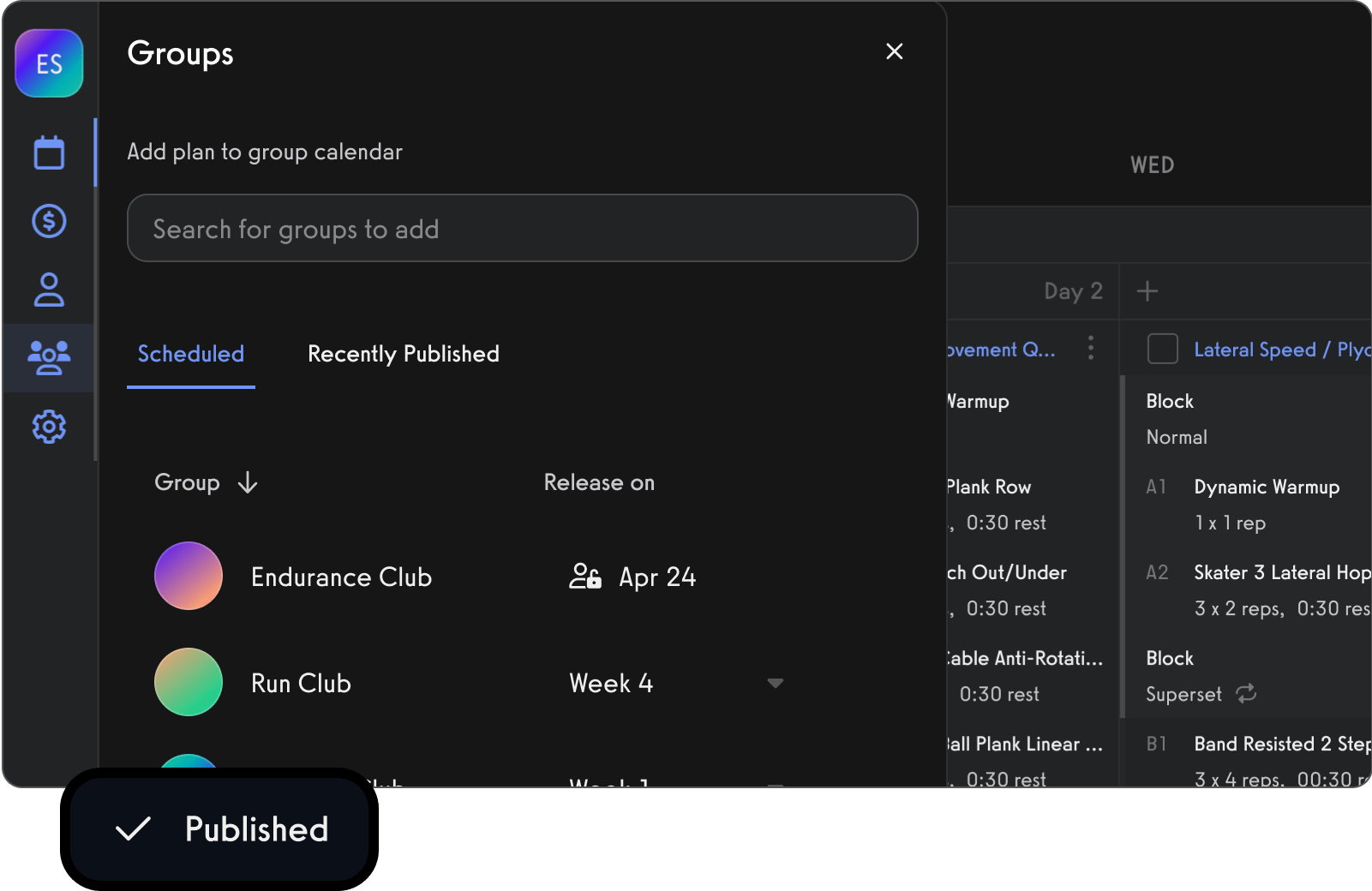 Online Groups