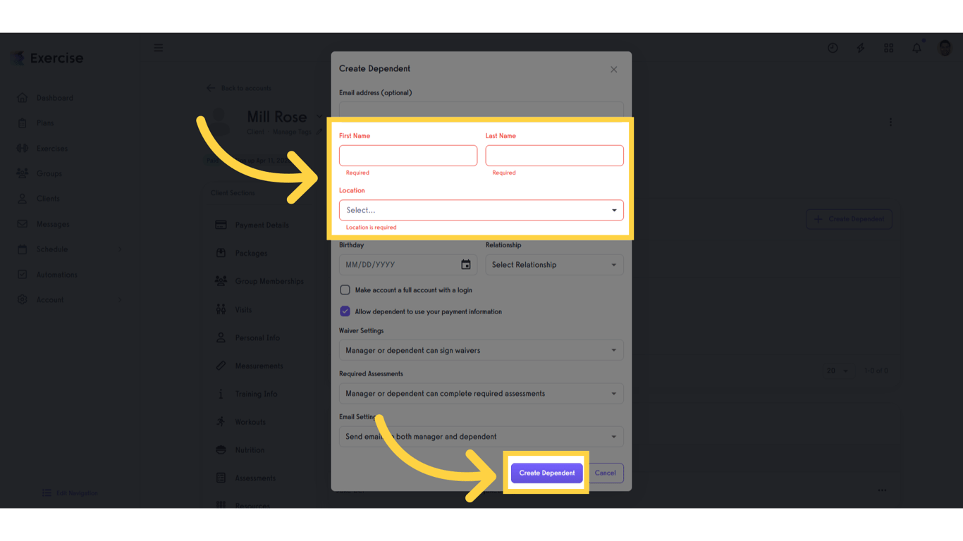 Check Required Fields