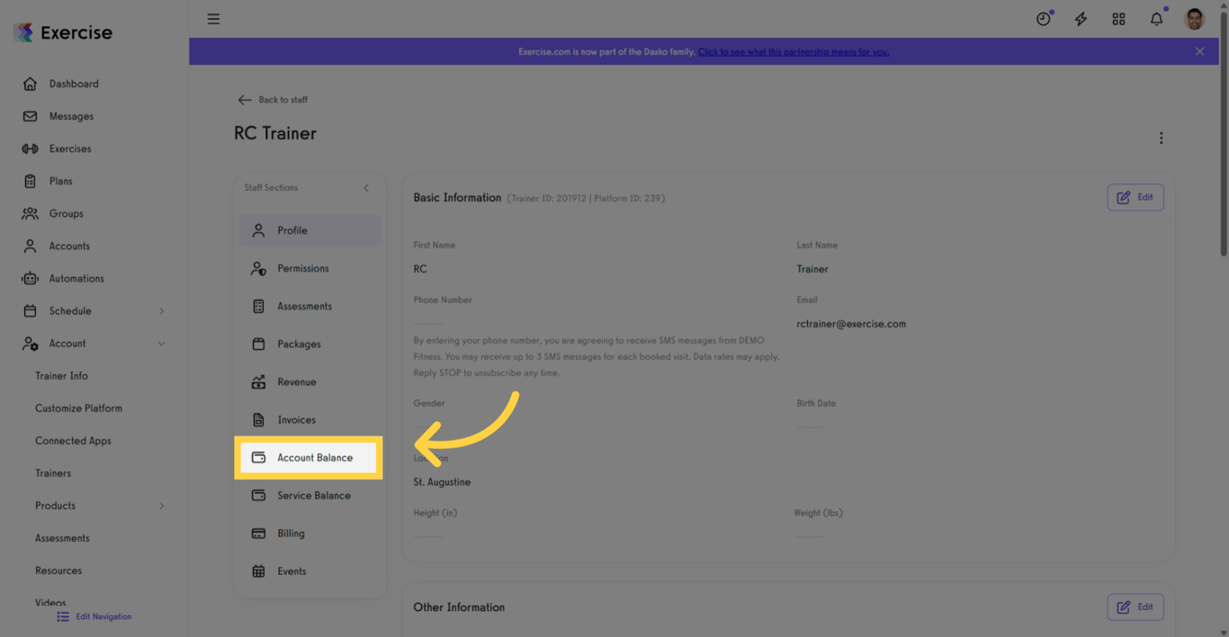 Access Account Balance