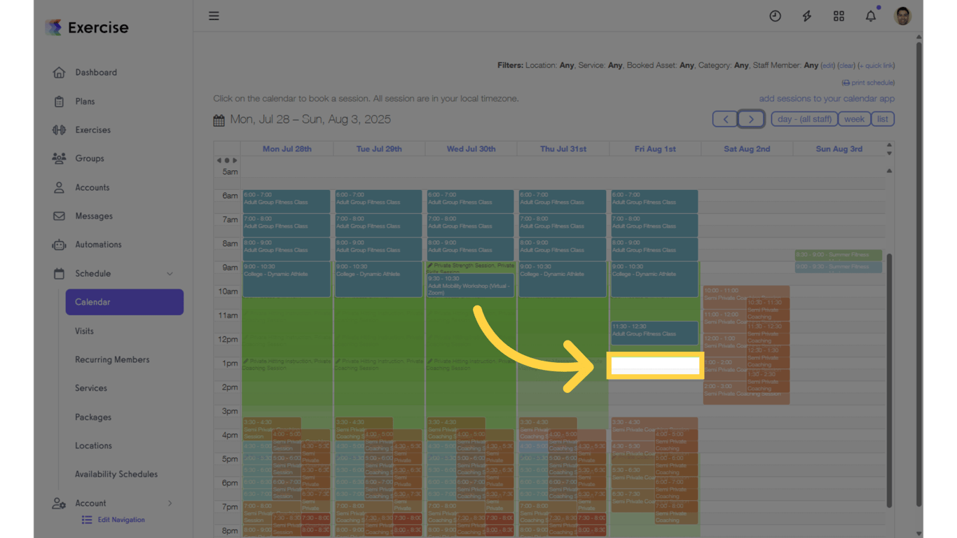 Select Date and Time