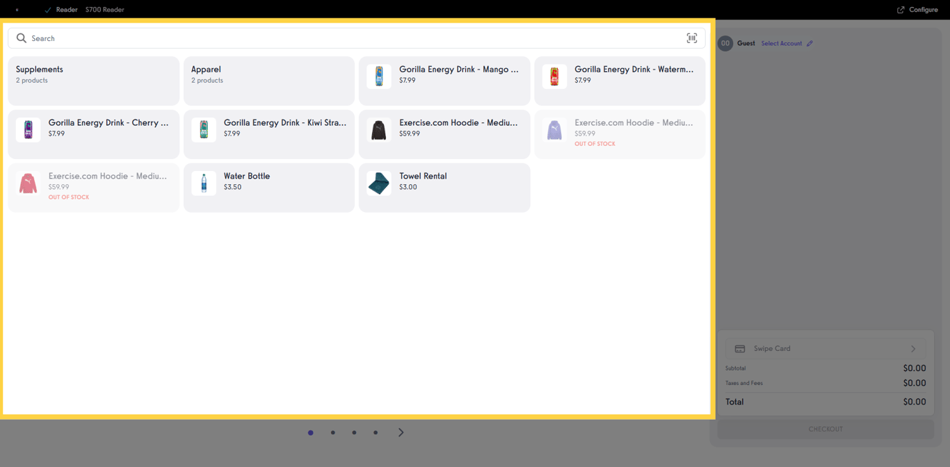 View product categories