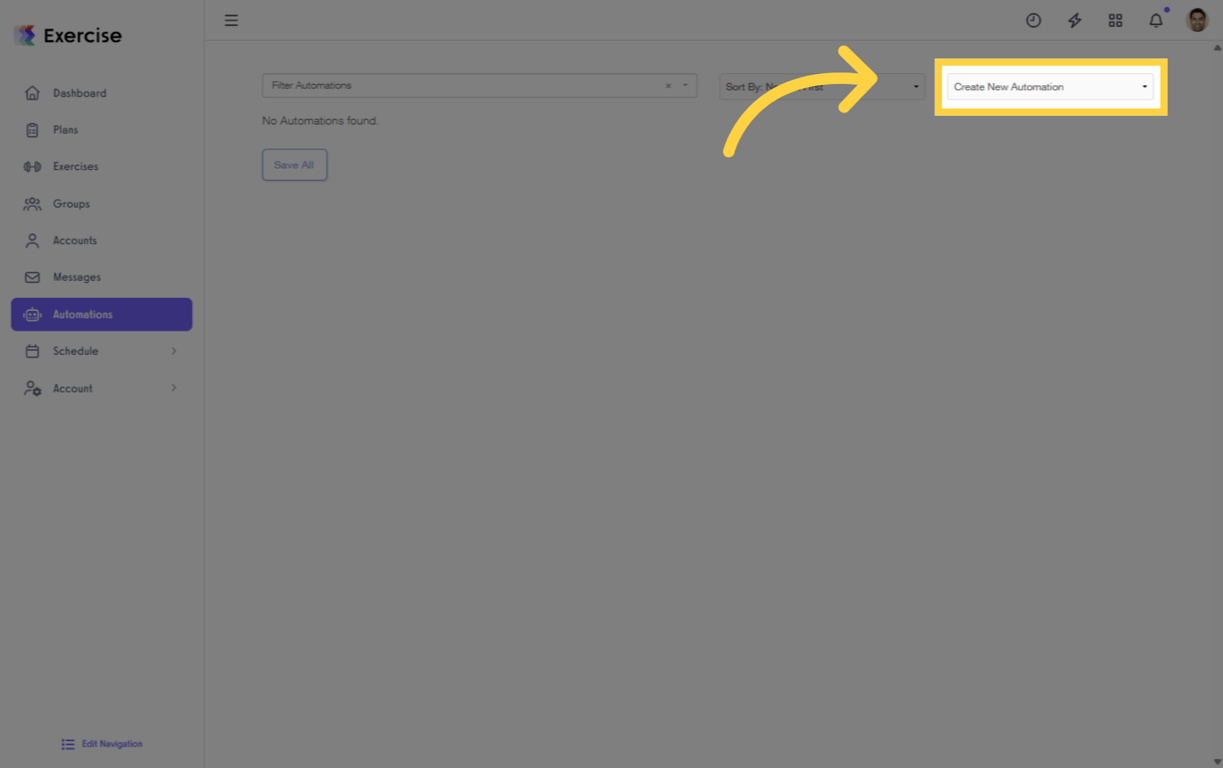 Create New Automation