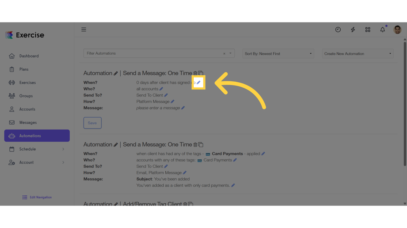 Customize the “When?” Settings