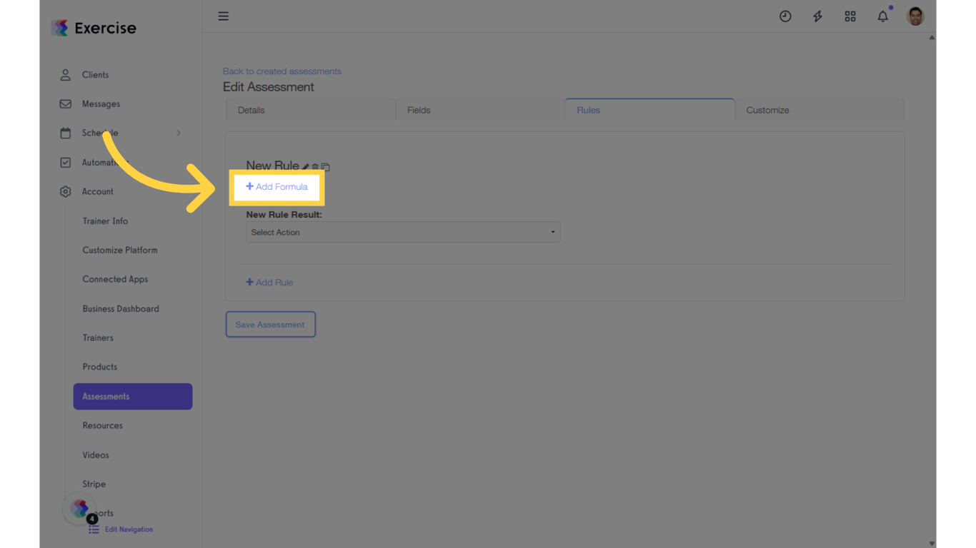 Click 'Add Formula.'