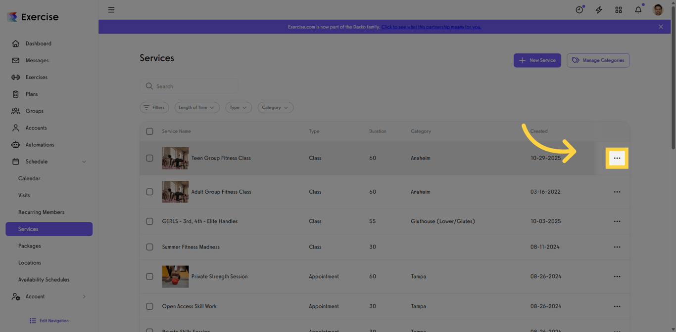 Step 2: Access Service Options