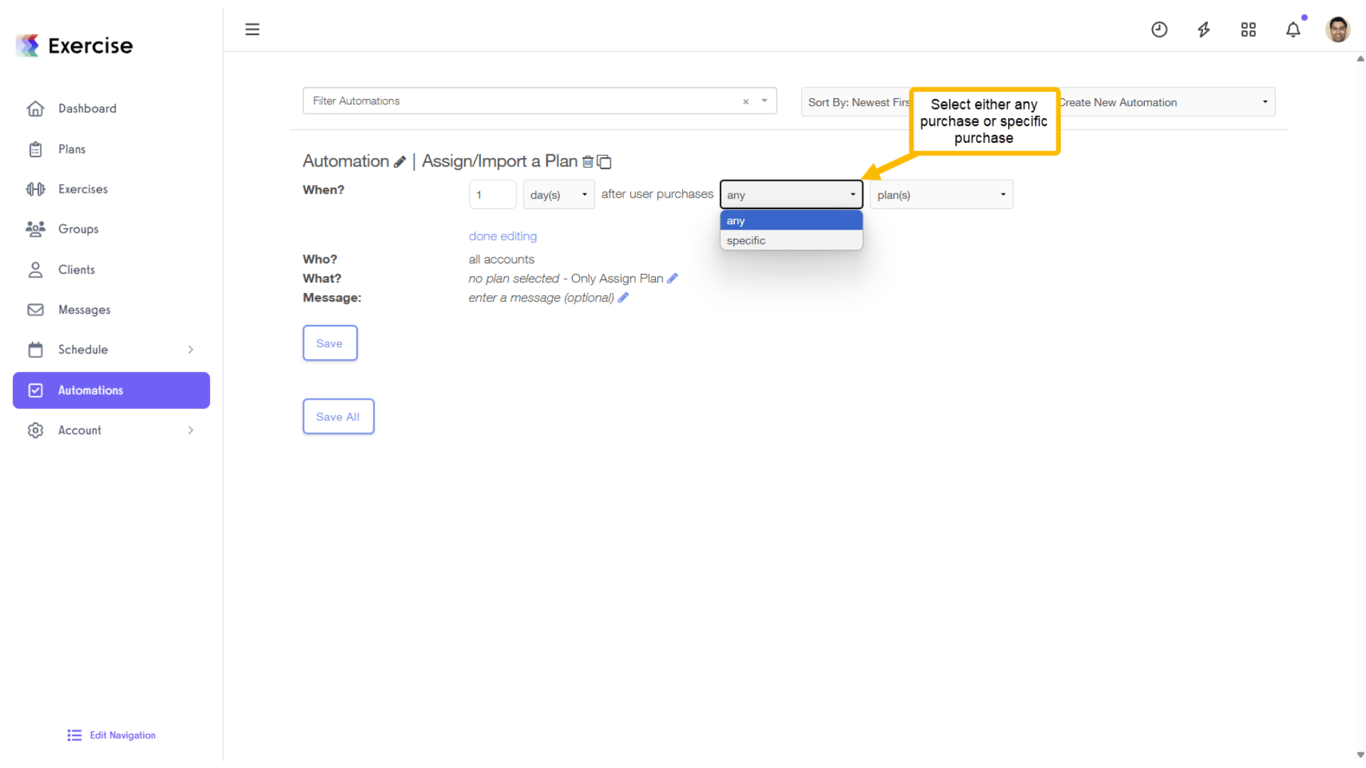 Purchase Any or Specific Automations.