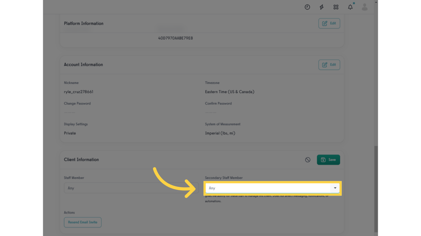 Secondary Staff Member
