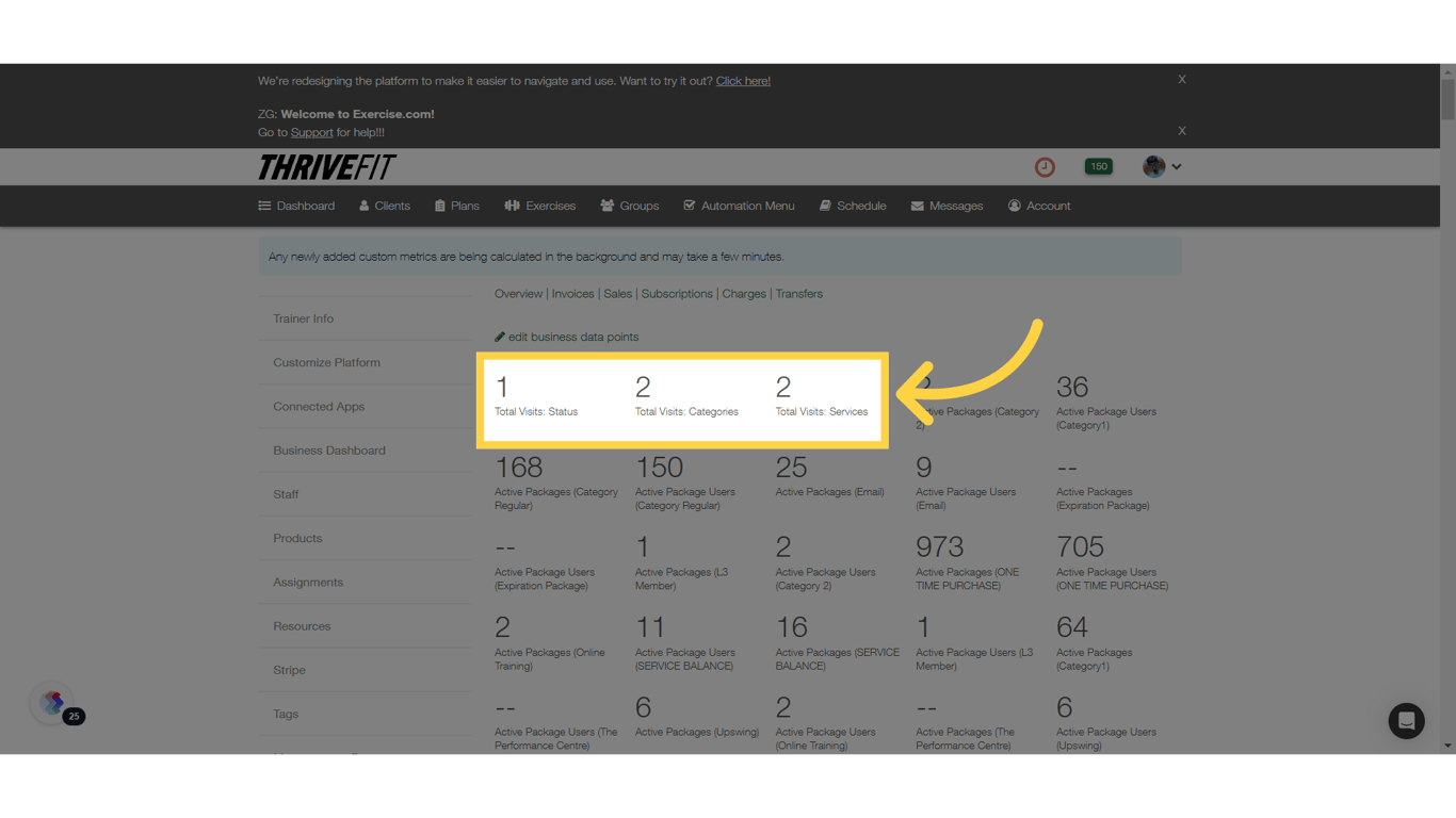 View Added Data Point
