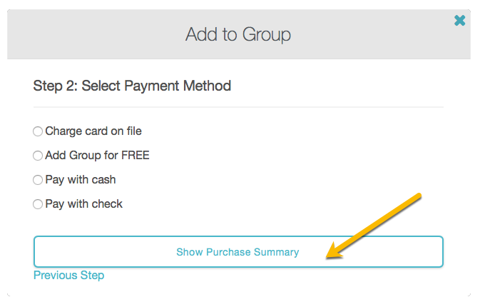 select payment