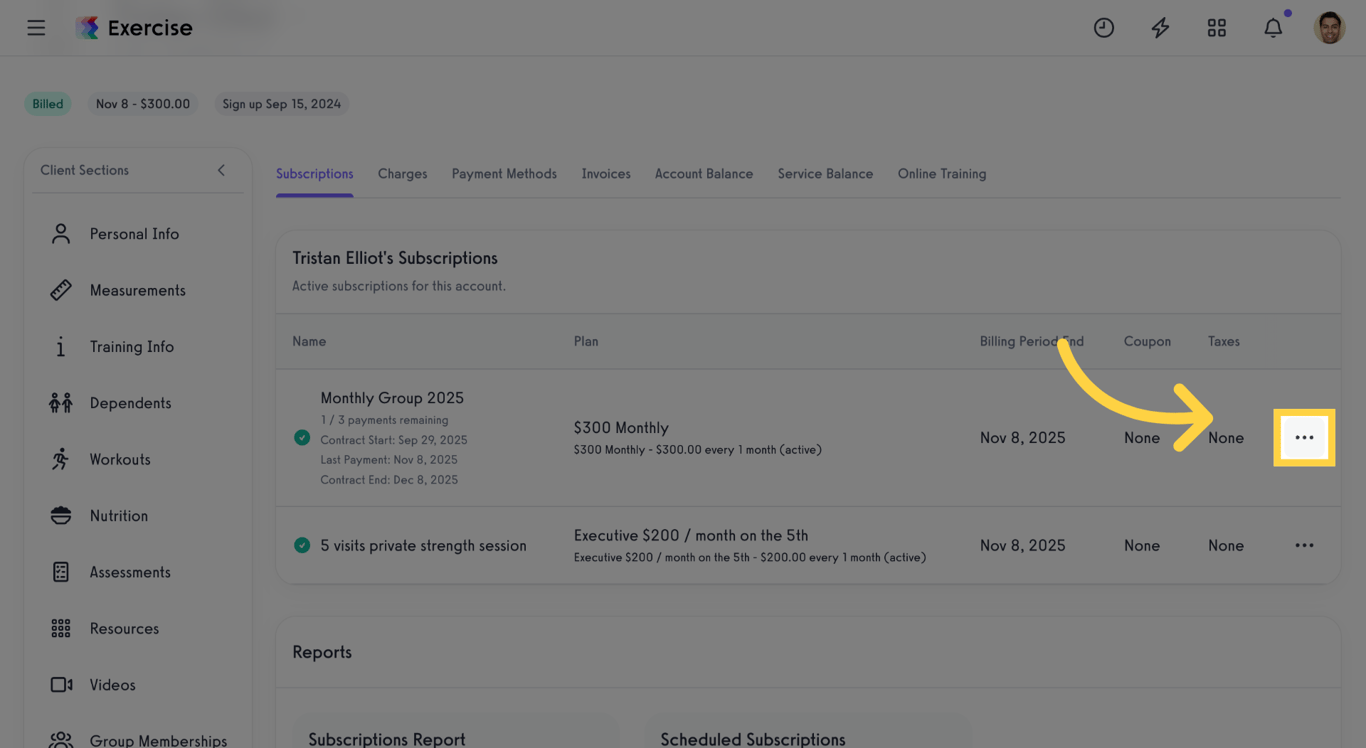 Access Subscription Options