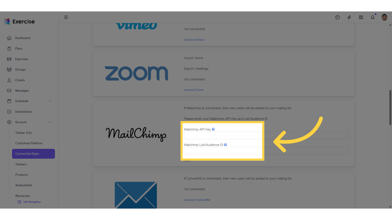 Enter your Information