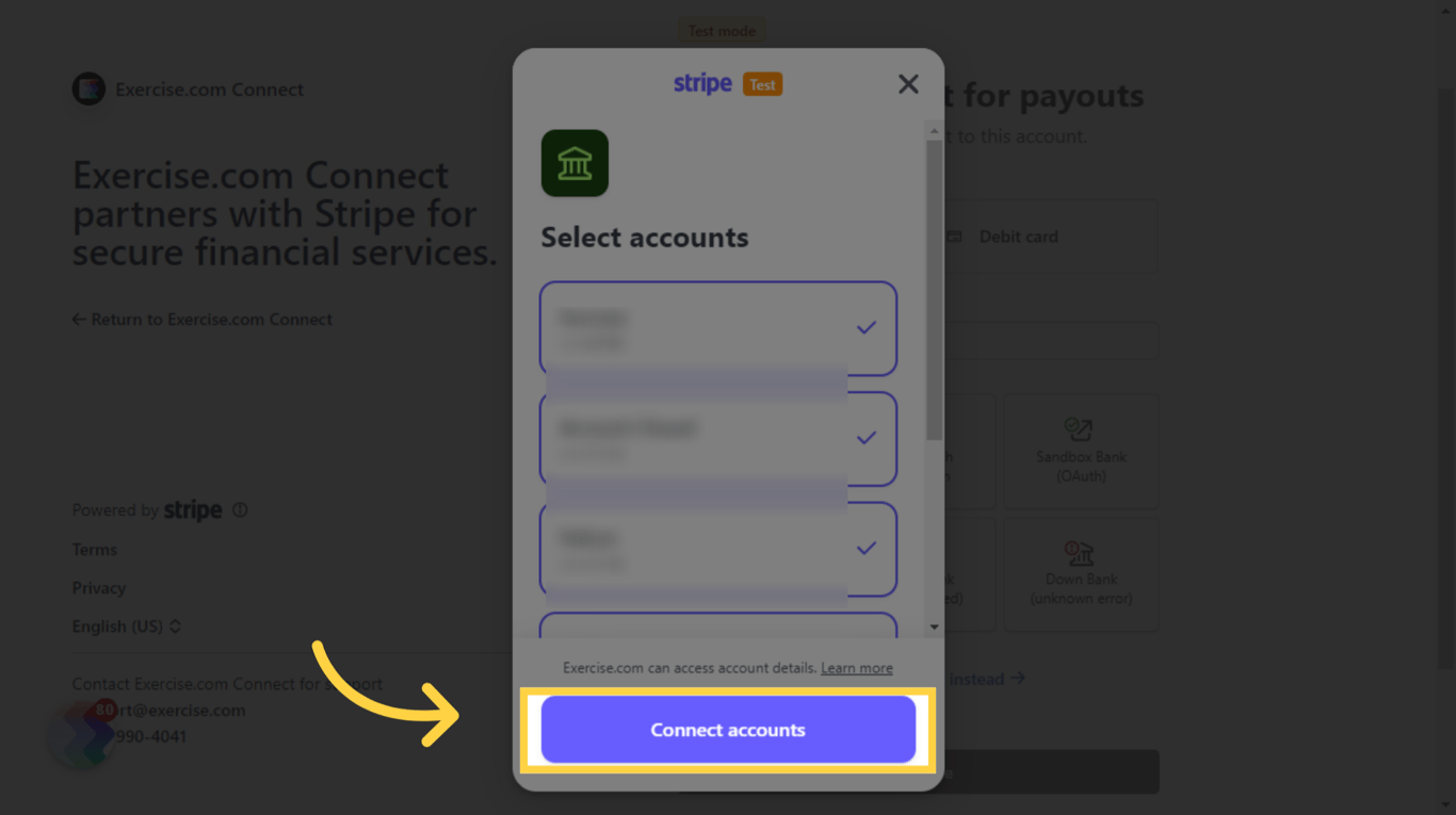 IMPORTANT: Make sure the name on your bank account that you set up to receive payouts matches the name of your business.If there is a mismatch, it may result in payout delays.