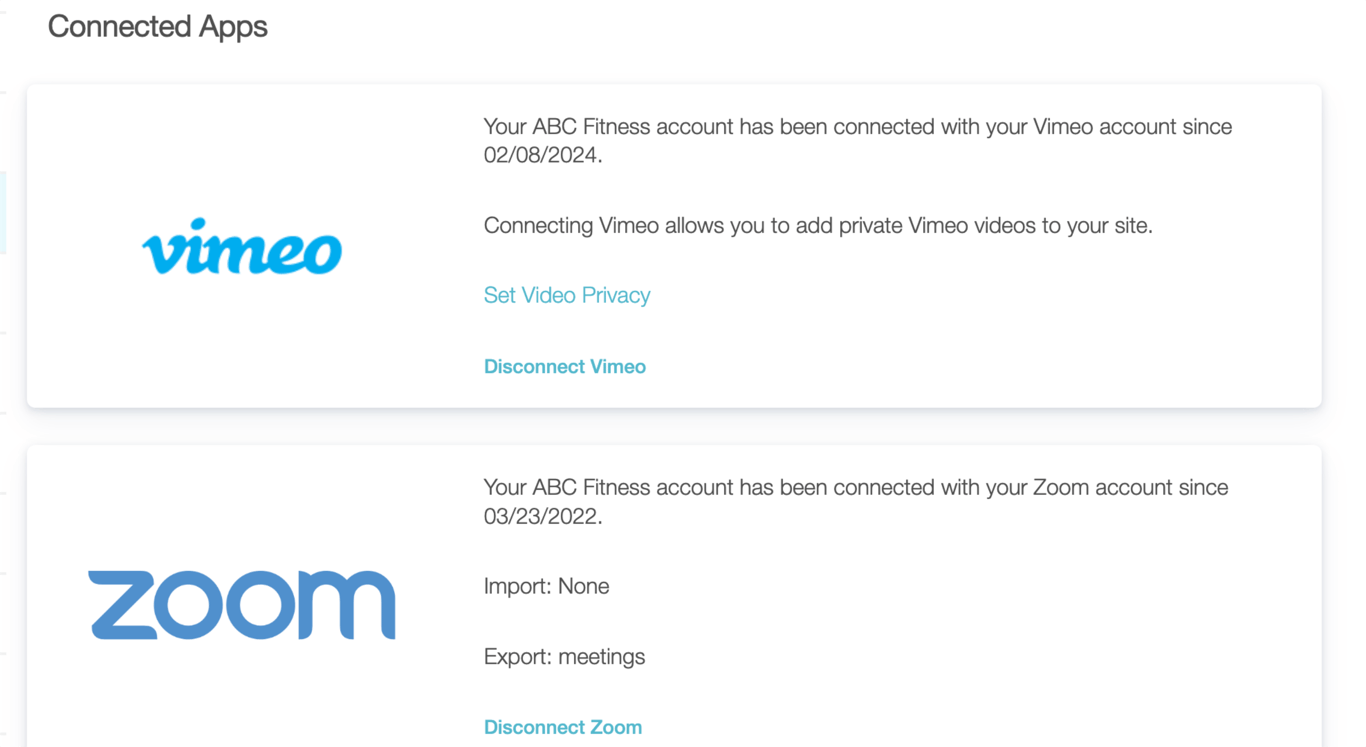 Refresh your Connected Apps page after the sync is completed.