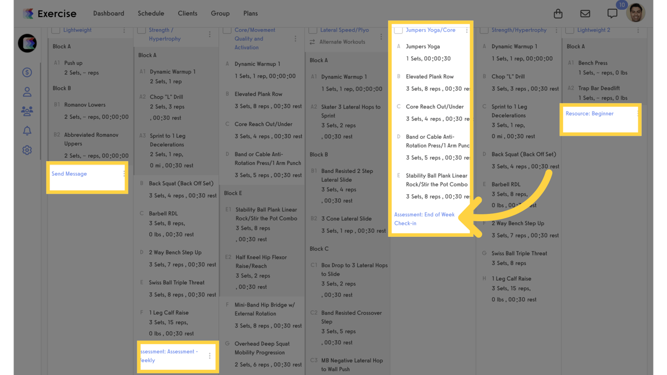 View Duplicated Week