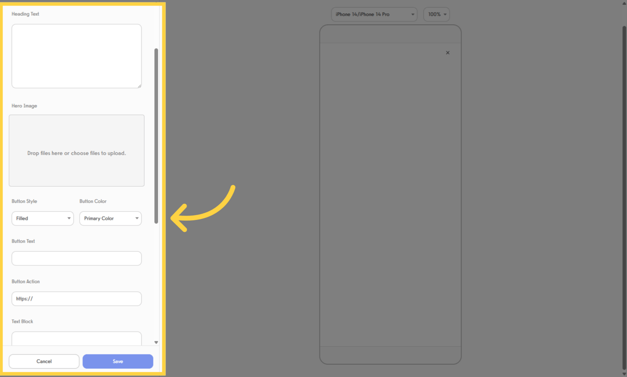 Use the configuration options to set up your App Alert how you want it.